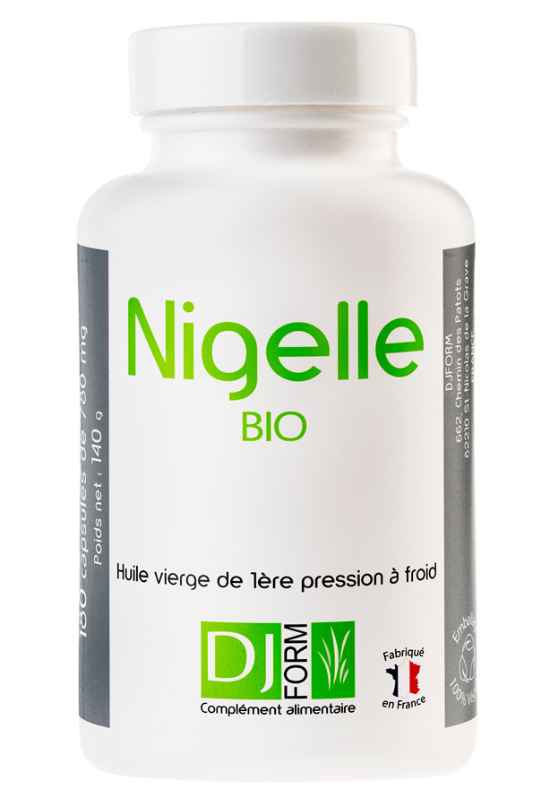 Gélules à l'Huile de Nigelle Bio 500 mg, 180 gélules - Ölmühle Solling -  VitalAbo