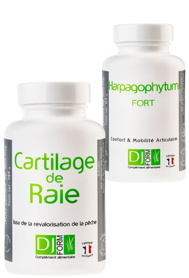 Pack Cartilage de raie + Harpagophytum