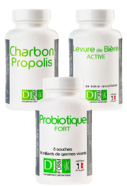 Pack Charbon + Levure de bière + Probiotique